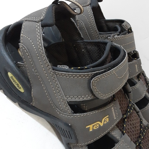 Teva Forebay Fisherman Sandal gray size 8 outdoor hiking casual vacation camp main image 12